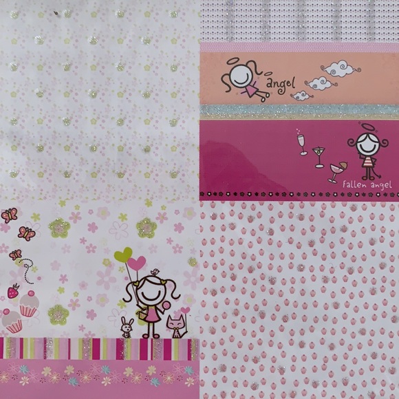 NWT Glitter Metallic Card Making Scrapbook Sheets - Picture 6 of 7